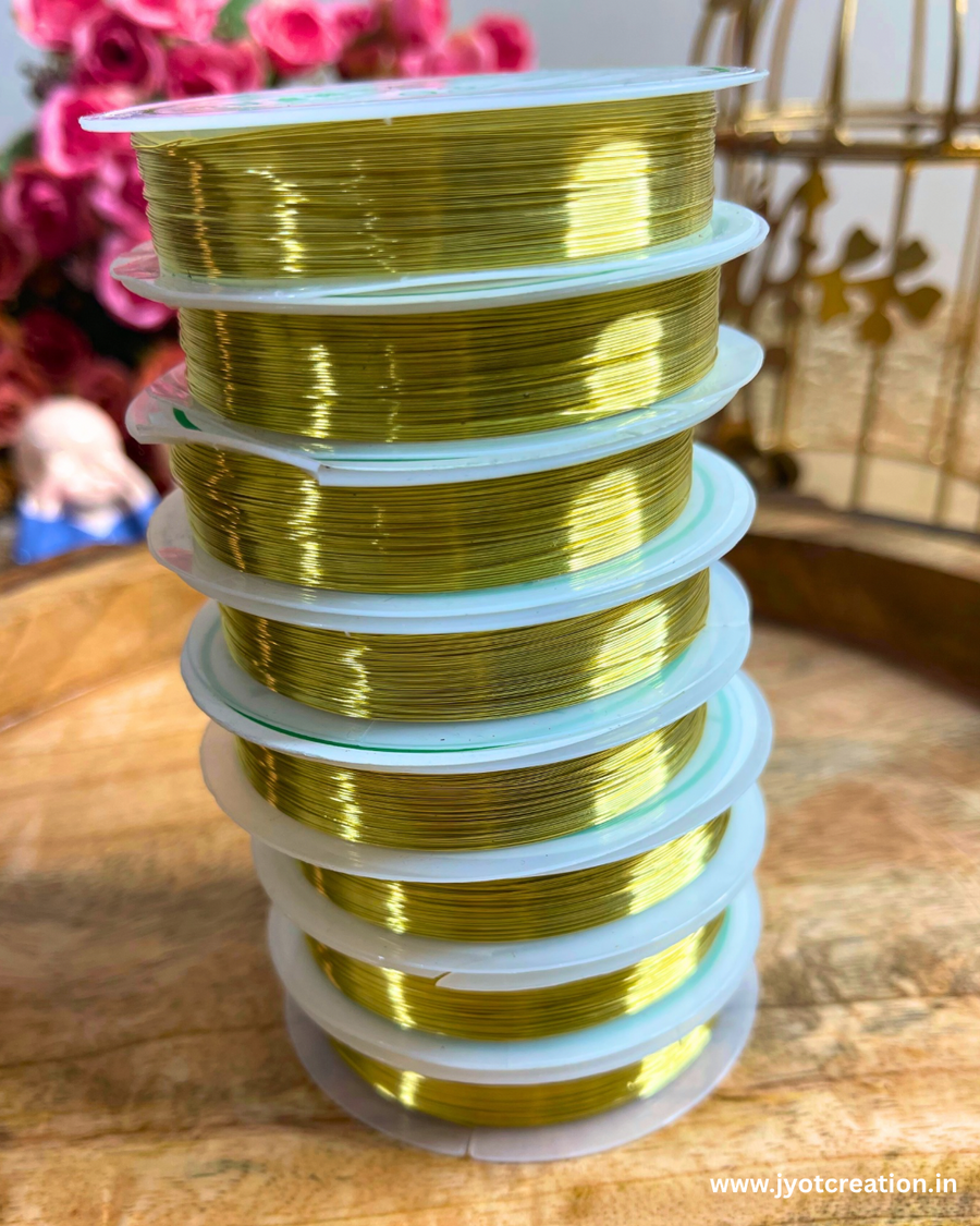 Golden Copper Wire 0.3mm Size