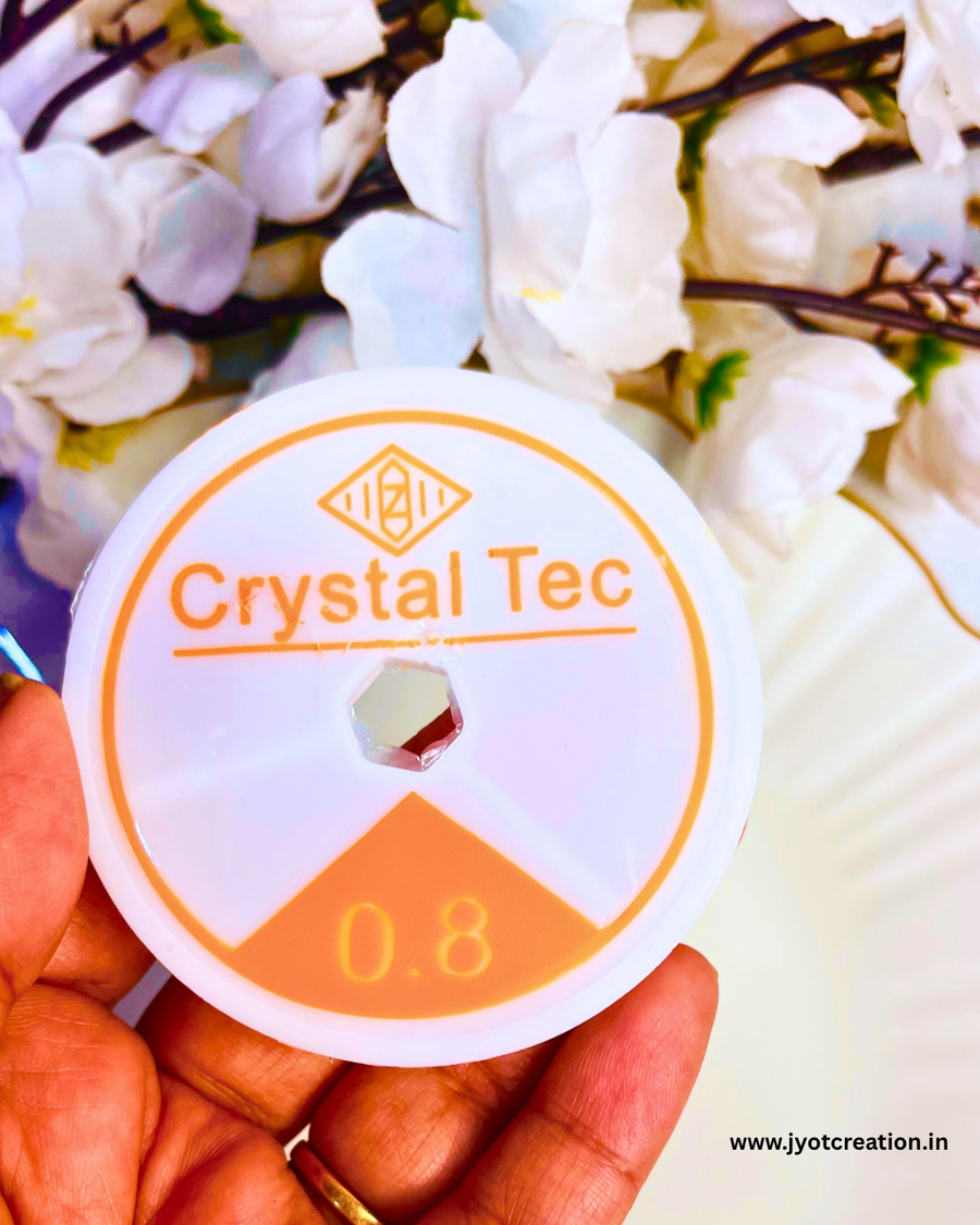 Transparent Elastic Nylon Thread 0.8mm for Bracelet Making (10meter)