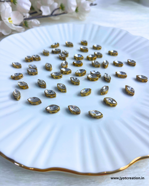 12*7mm Eye Shape Casting Kundan