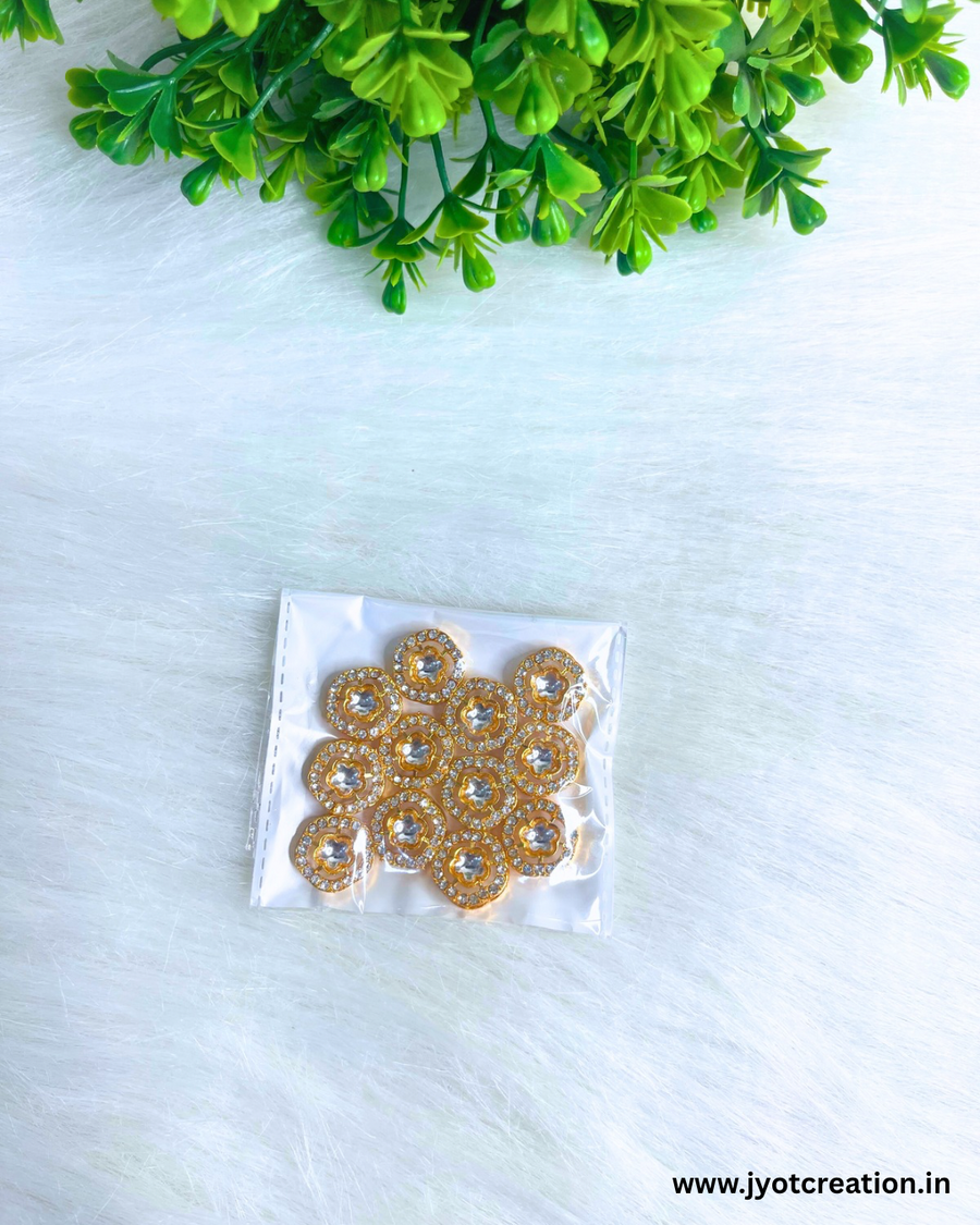 15mm Round Diamond Kundan