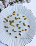 2 Hanging Round Meena Kundan-Pack of 4 Pcs