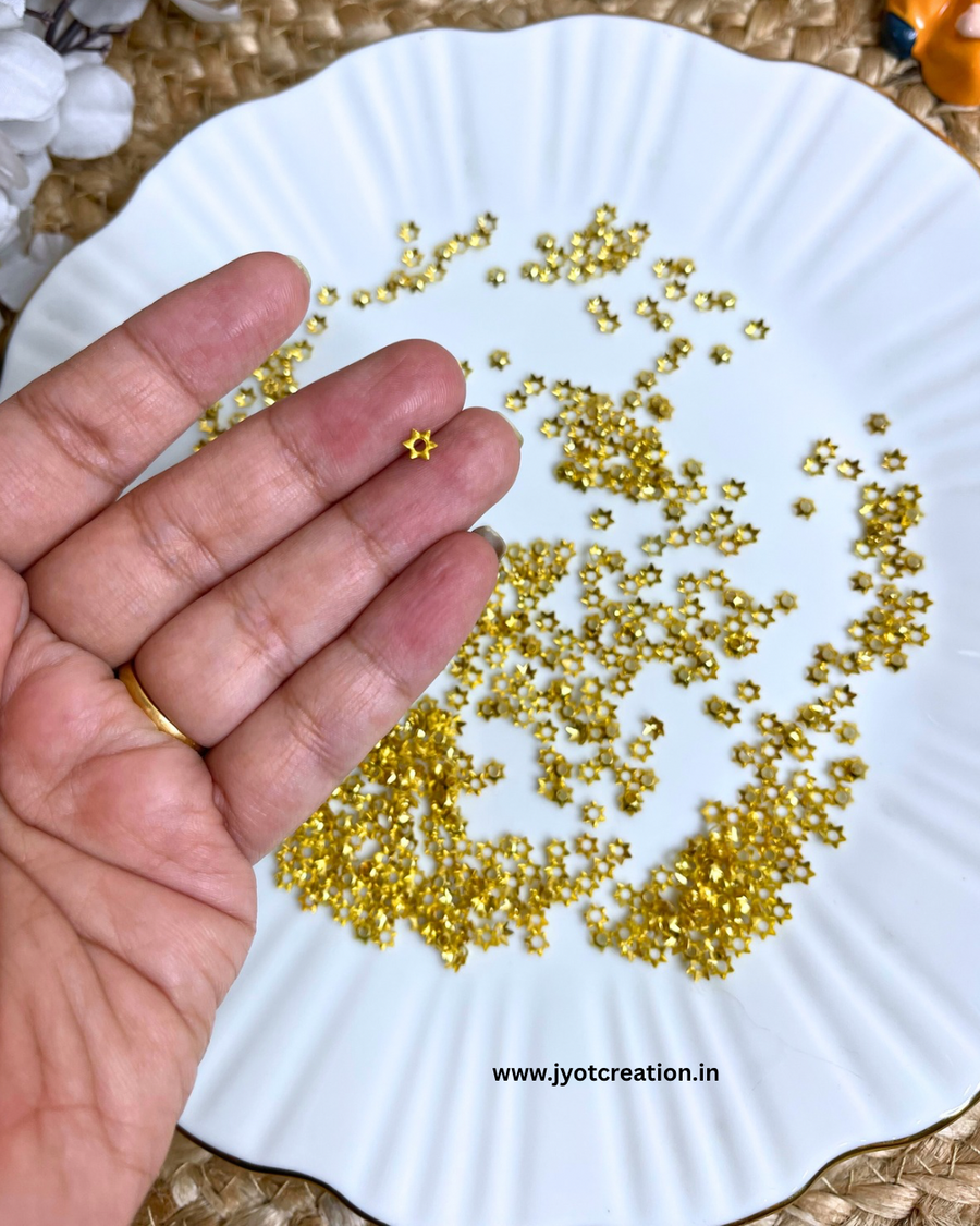 2mm Golden Bead Cap