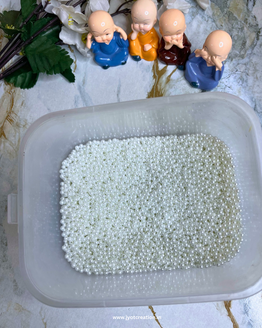 2mm white bead