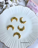 30mm Green Stone Chaandbali Kundan