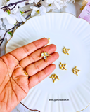 3 Hanging Makhi Kundan Connector-Pack of 3 Pcs