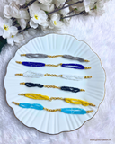 3 Layer Crystal Hand Bracelet Chain Extender
