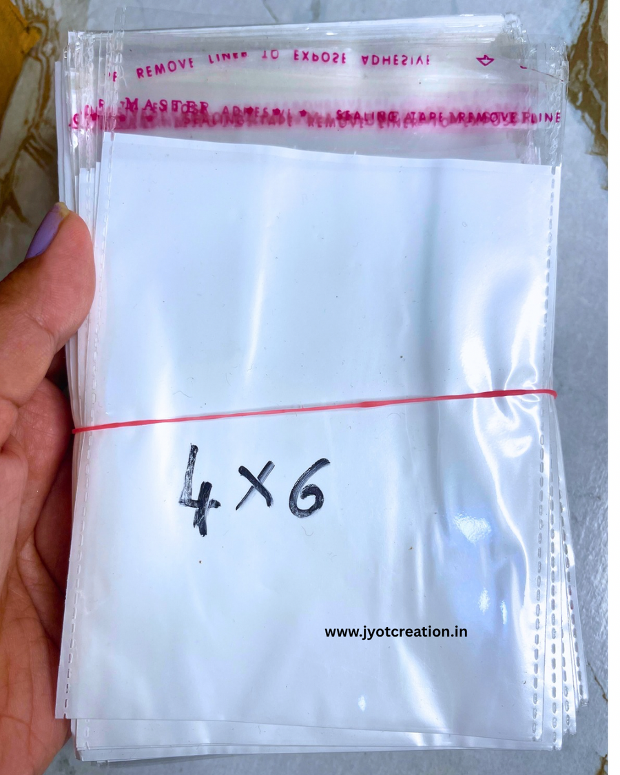 4*6 Inch White Silking Polybag
