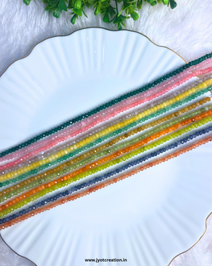 4mm Batti Bead String in 12 Colors