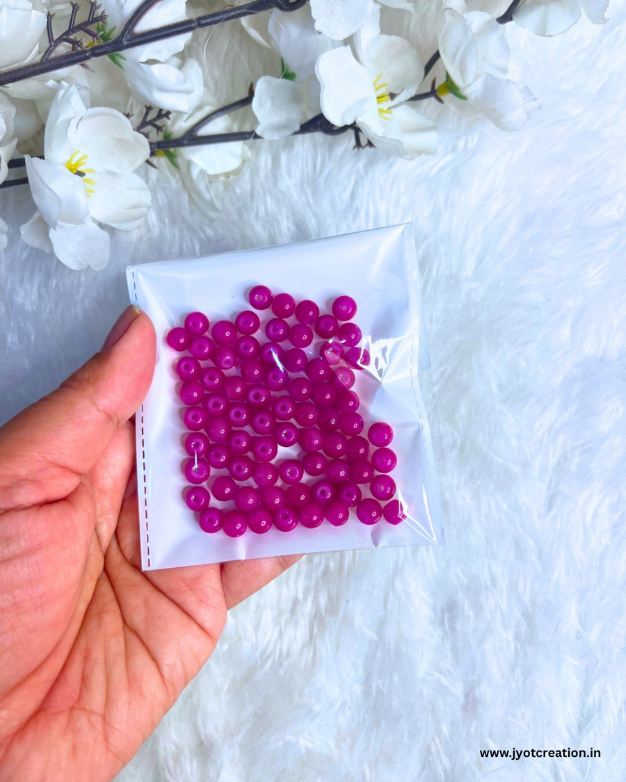 4mm Round Glass Bead