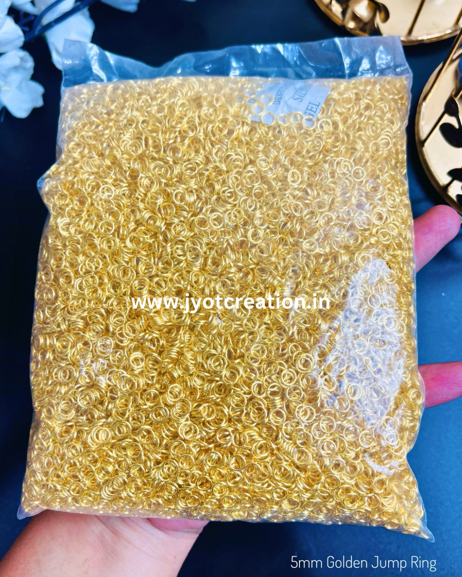 Golden Jump Rings 5mm Size