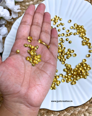 5mm Golden Bead Cap
