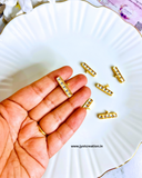 One Side Hanging 5 Hole Stone Kundan Connector