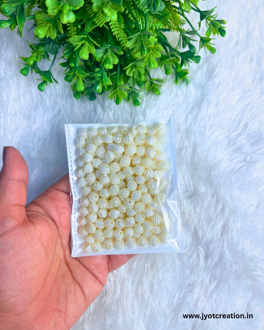 Designer White Bead