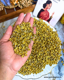 6mm Golden Silver Rhinestone Spacer Disc