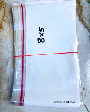 8*5 Inch White Silking Bag