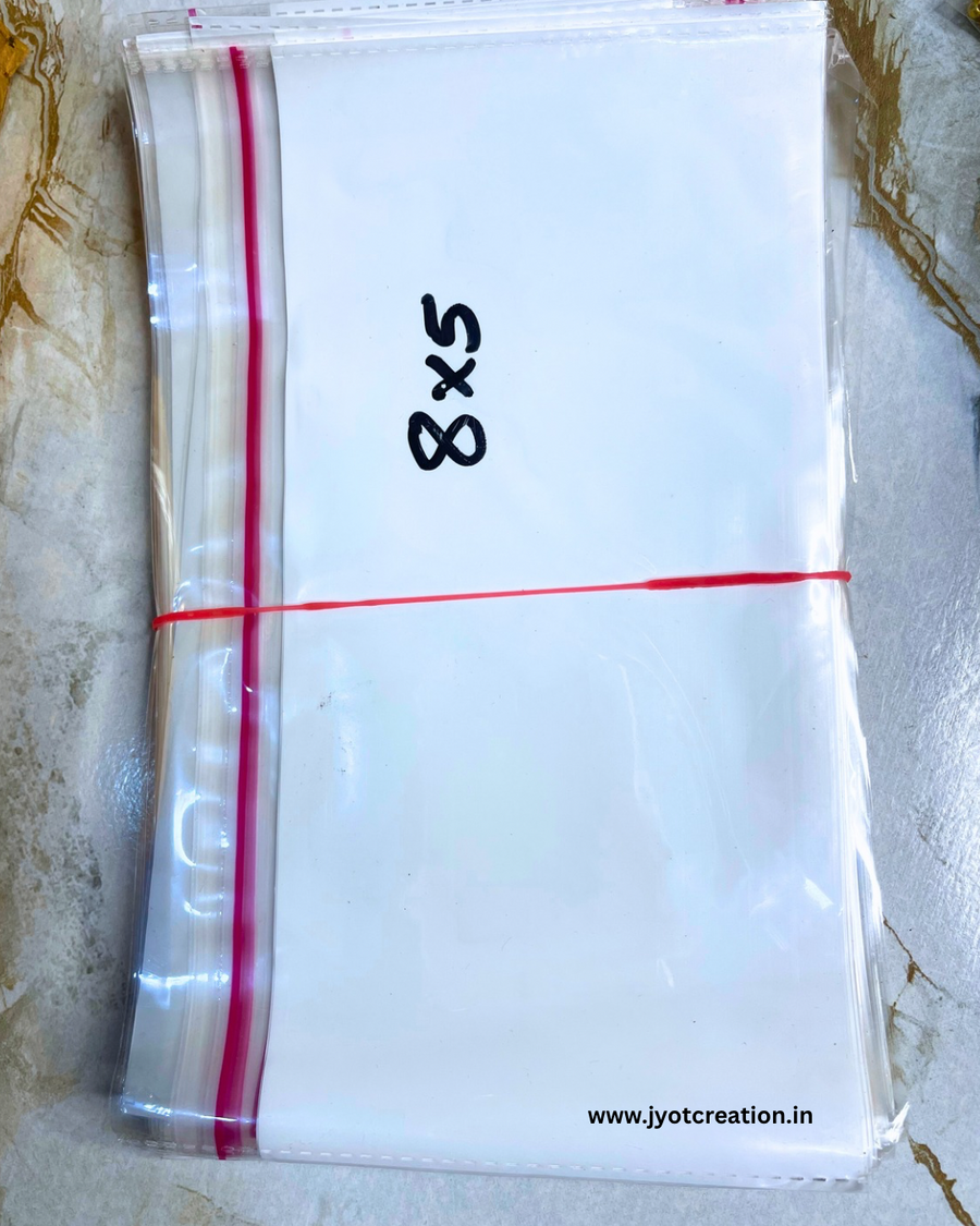 8*5 Inch White Silking Bag