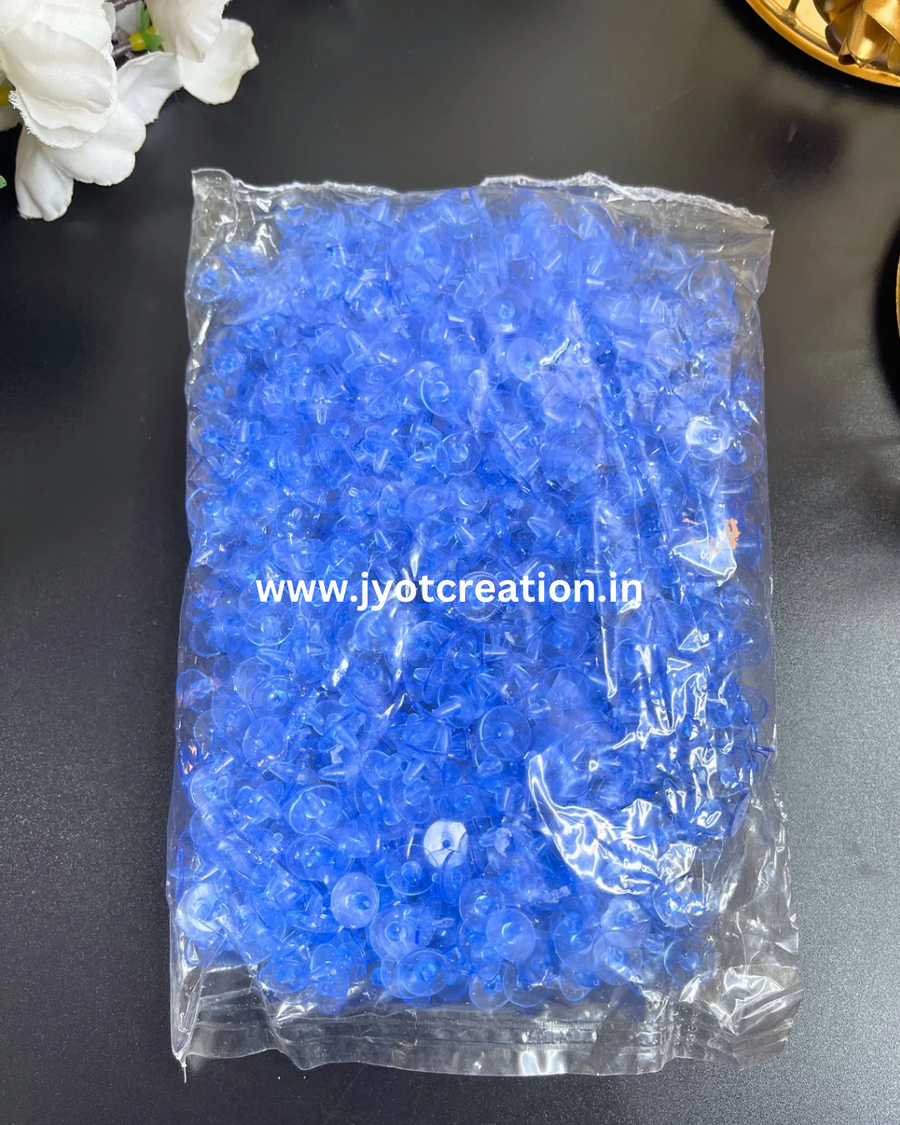 Rubber Earring Peach-1 Packet (Apx 500 Pcs)