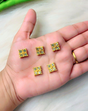 Square Hole Kundan,12*12mm