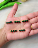 Rectangle 6 Hole Kundan Connector 12*8mm in 3 Colours