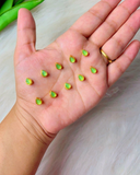 Drop Golden Base Kundan, 6*4mm in 14 Colours