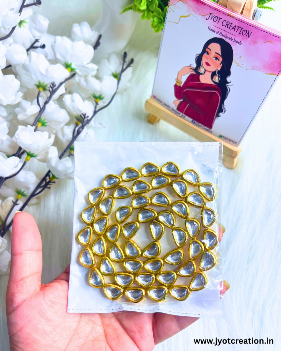 Banduk 50 Pcs Meenakari Kundan Line