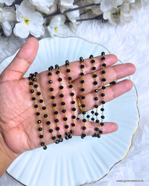 Premium Black Crystal Chain