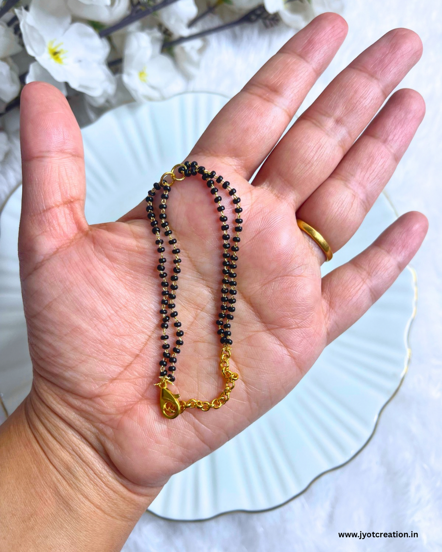 Golden Hand Mangalsutra Bracelets Chain Connectors