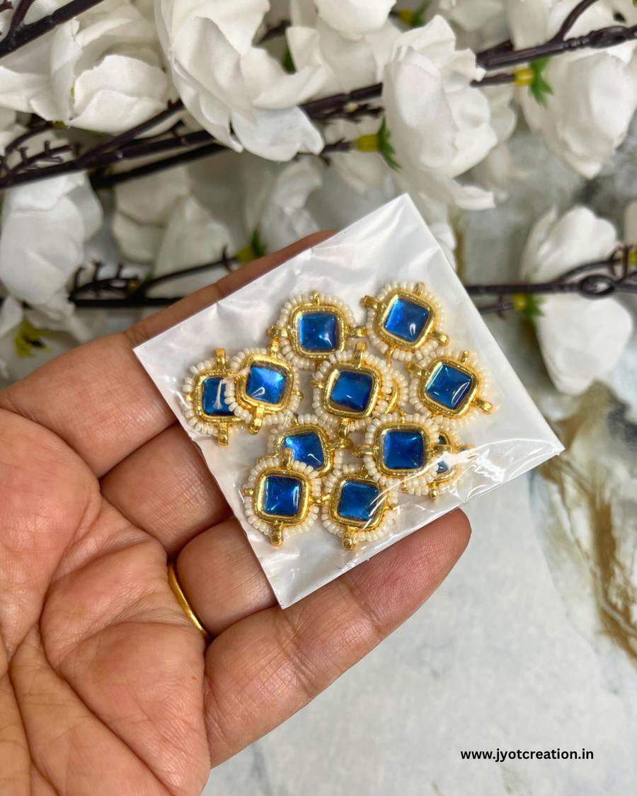 Blue Meena Kundan