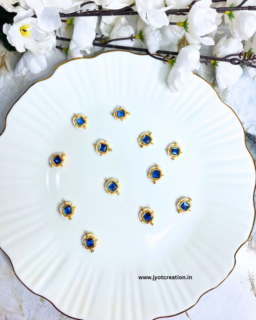 Blue Meena Kundan