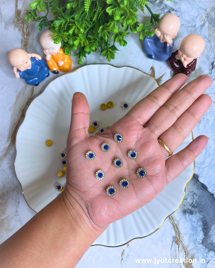 Blue Stone Kundan