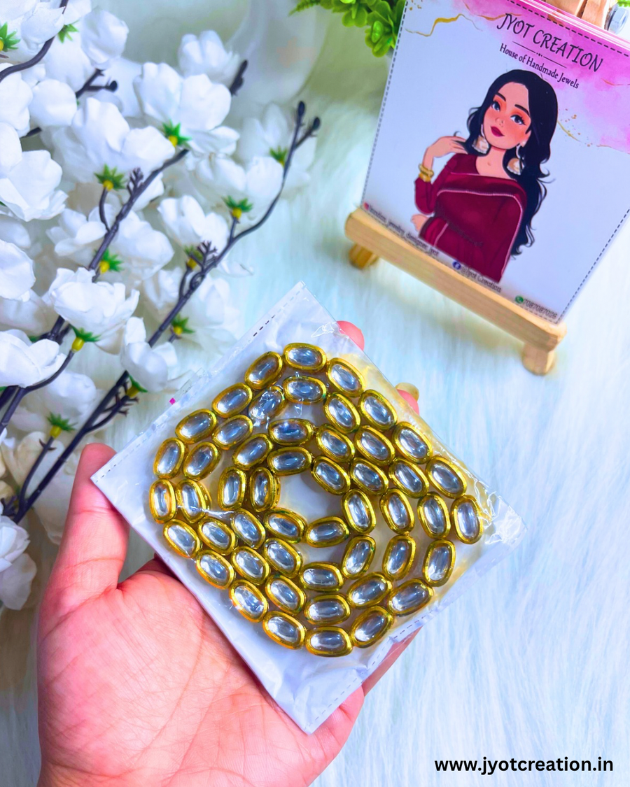 Capsule 50Pcs Meenakari Kundan