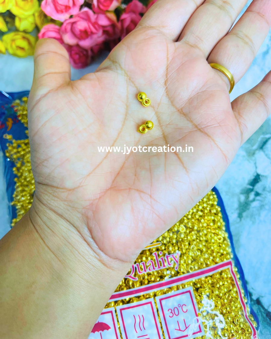 4mm CCB Golden Soundless Ghungroo