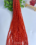 8mm Drop Glass Bead String in 3 Colors