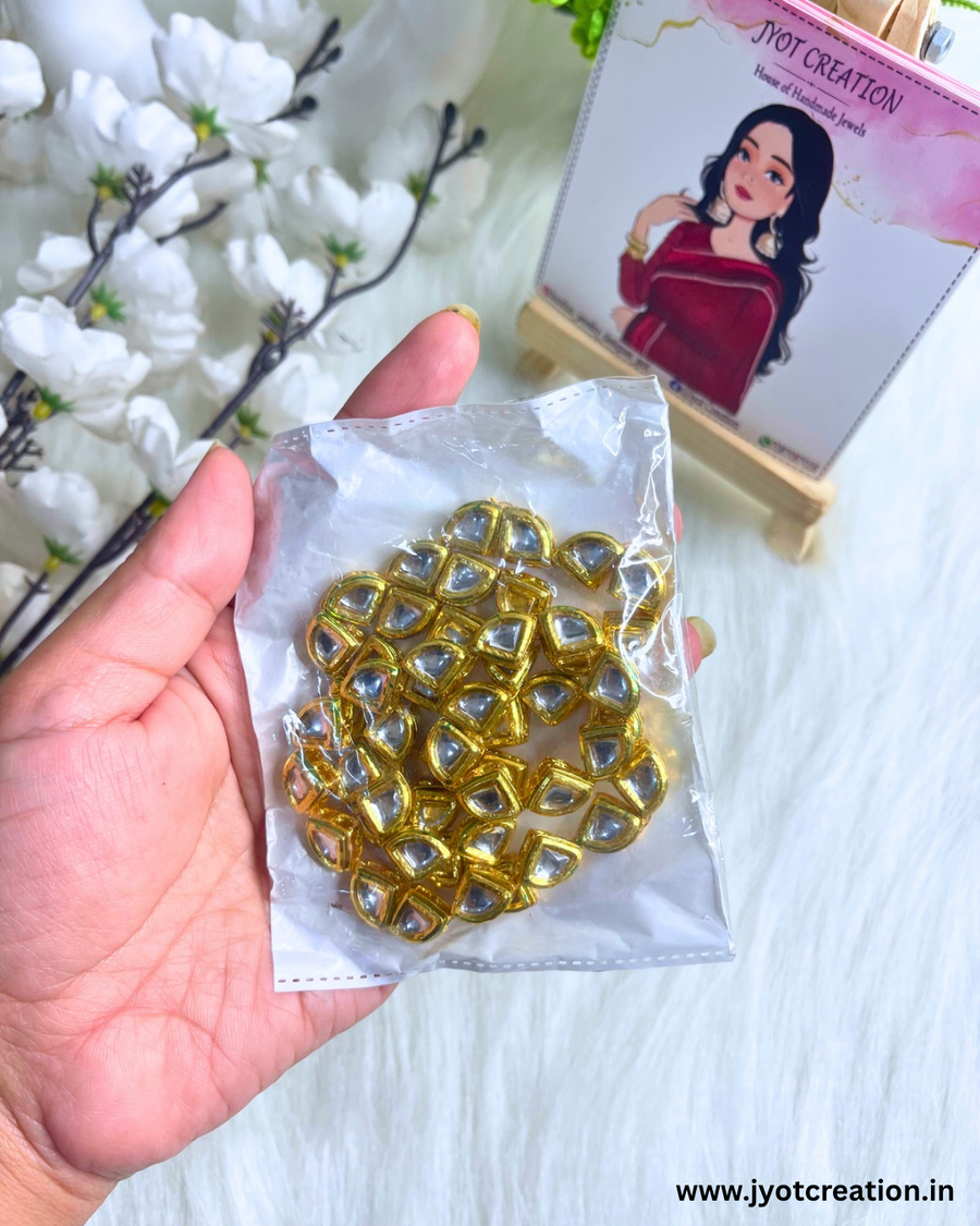 Deepak Shape 50 Pcs Meenakari Kundan