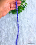 Premium Blue Double Shape Drop Bead