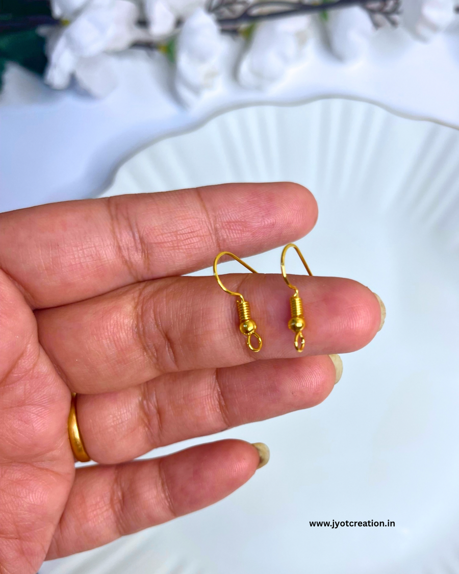 Golden Fishhook for Earring Making