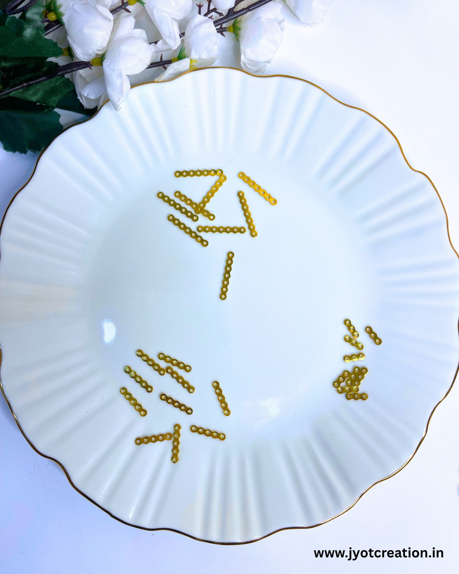 3/5/7 Hole Golden Paati-8 Pcs(4 Pair)