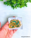 Medium Size Meena Kundan Connector in 2 Colors