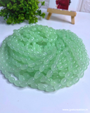 8mm Drop Glass Bead String in 3 Colors