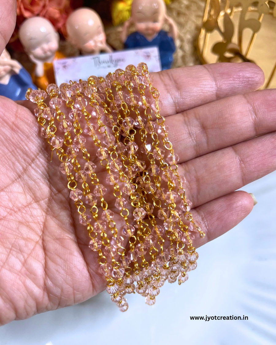 Premium Pink Crystal Chain