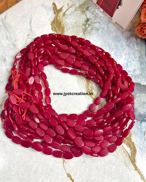 6*8mm Flat Oval Bead