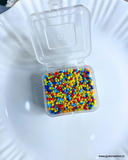 Multicolor Seed Bead With Plastic Box