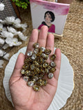 12*9mm Oval Casting Kundan
