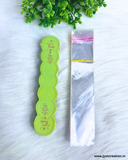 Medium Size Fancy Rakhi Written  Card in 4 Color-G