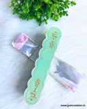 Medium Size Fancy Rakhi Written  Card in 4 Color-G