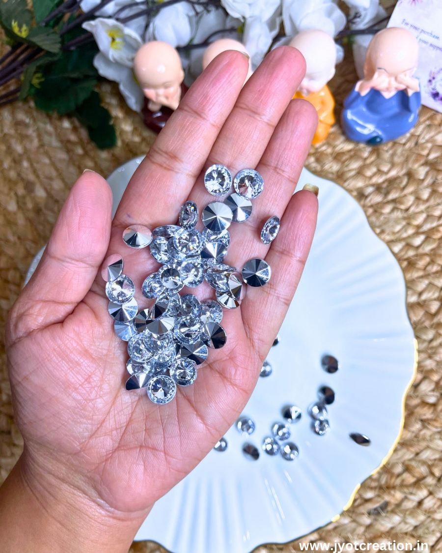 Silver Pasting Kundan