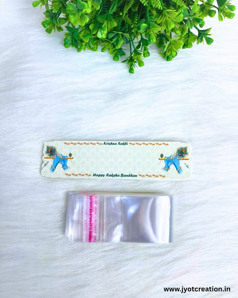 6*1.5 inch Rakhi Card in 5 Design-H