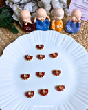 Red Lotus Meena Kundan-Pack of 3 Pcs