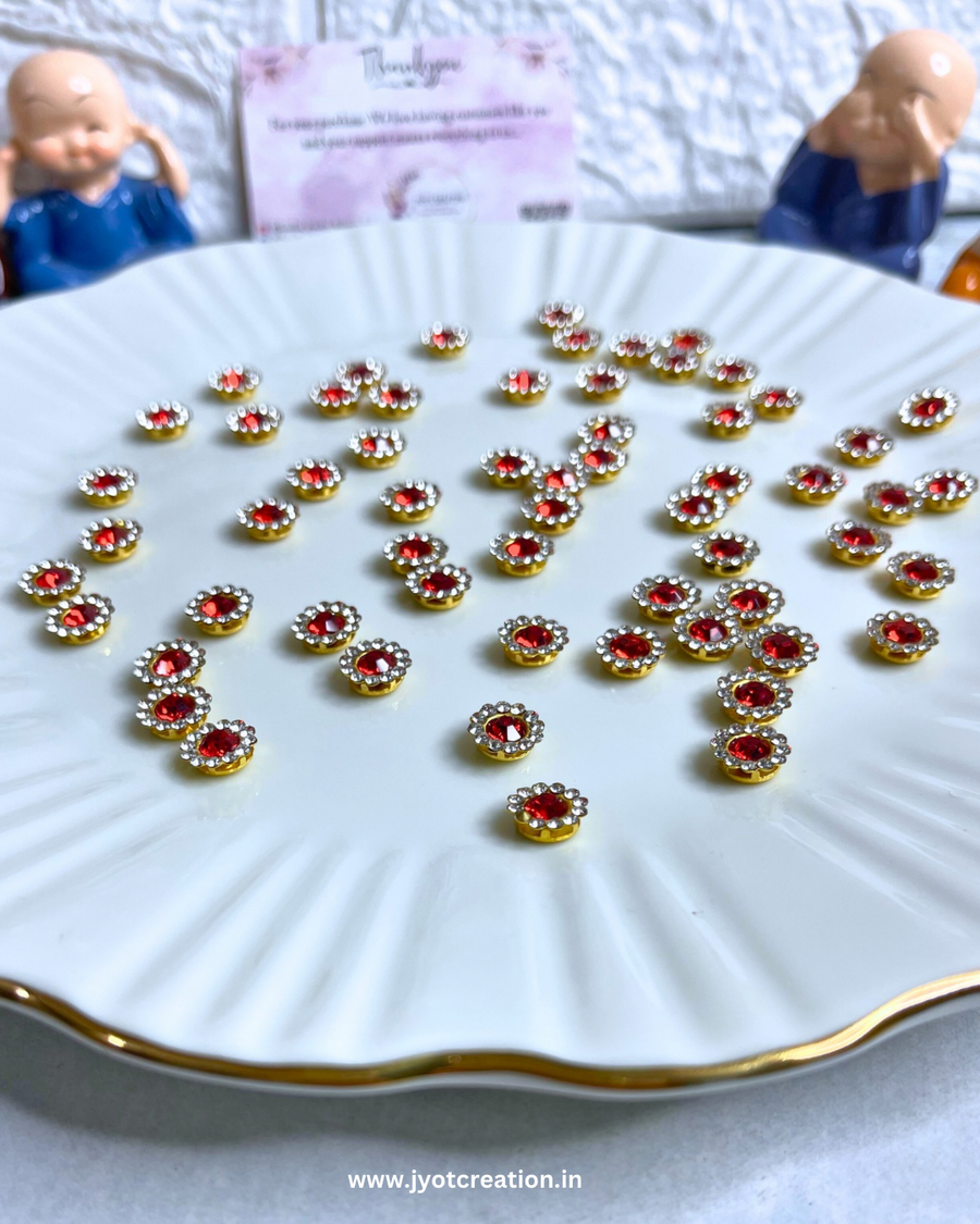 Red Stone Kundan