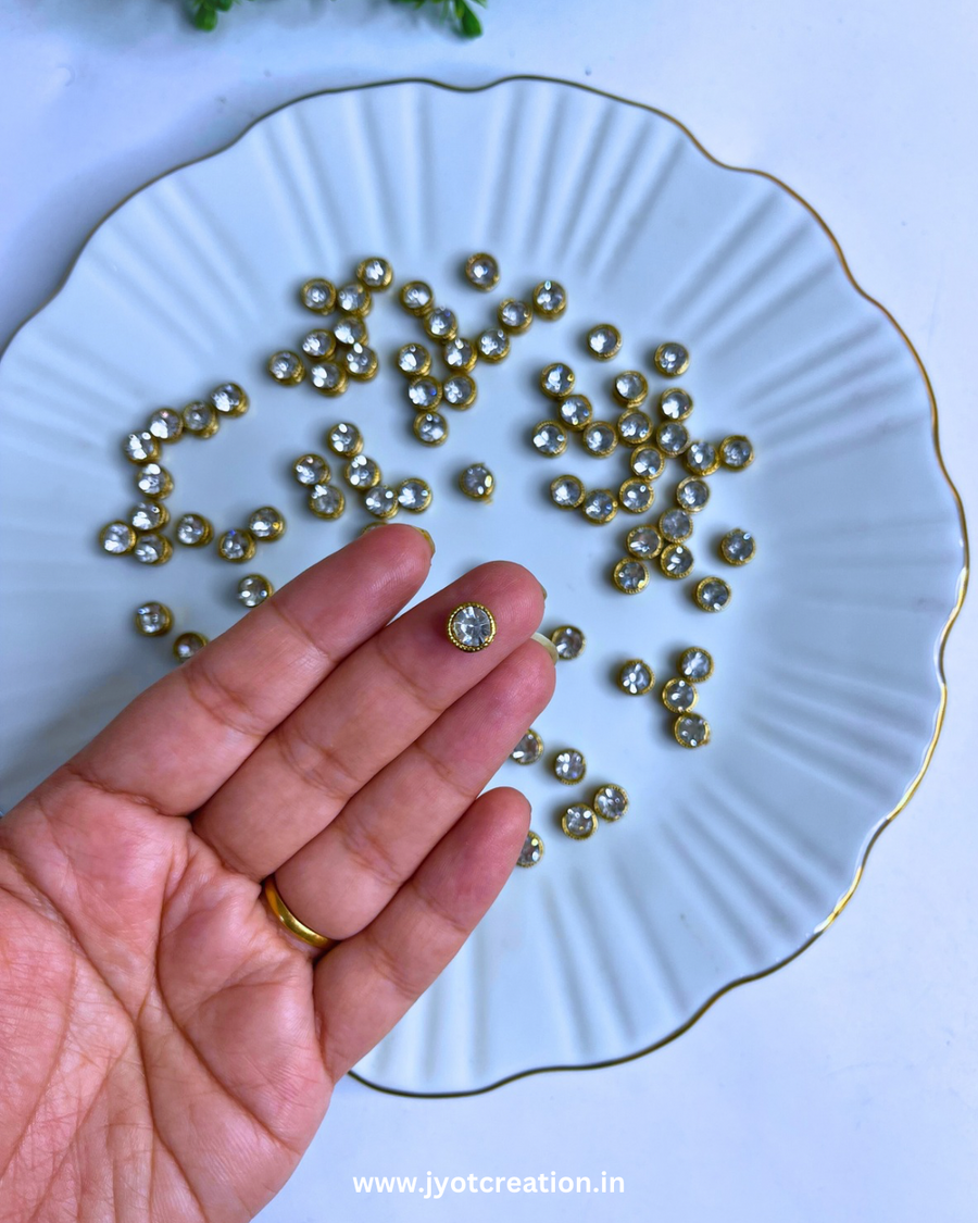 8mm Round Casting Kundan